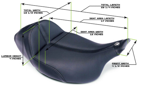 Ciro ASR Riders seat for Harley-Davidson Street Glide, Road Glide, Ultra, Limited