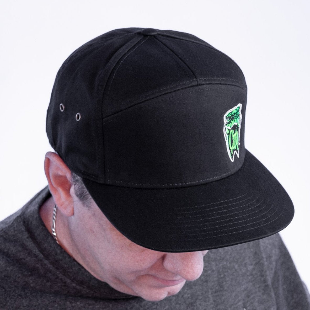 Ciro Baseball Cap Black Snake Head Logo