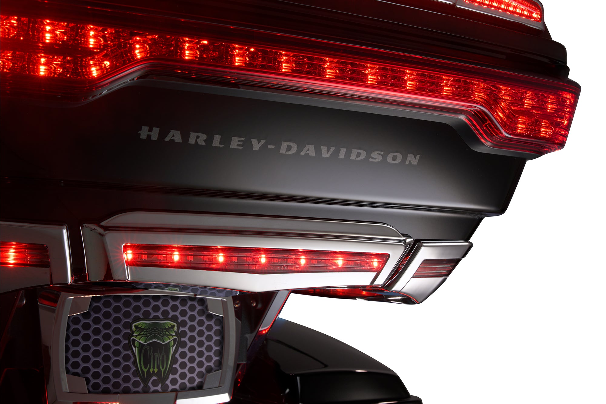 Center LED Brake Light For Tour Pak Ciro For Harley Davidson