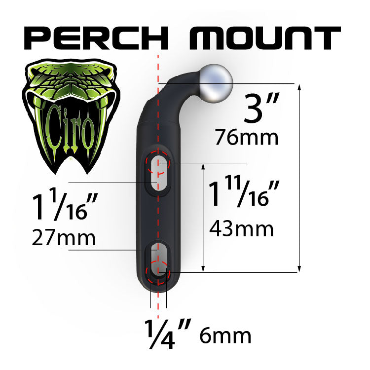 Smartphone GPS Holder Standard or Premium With Perch Mount Ciro