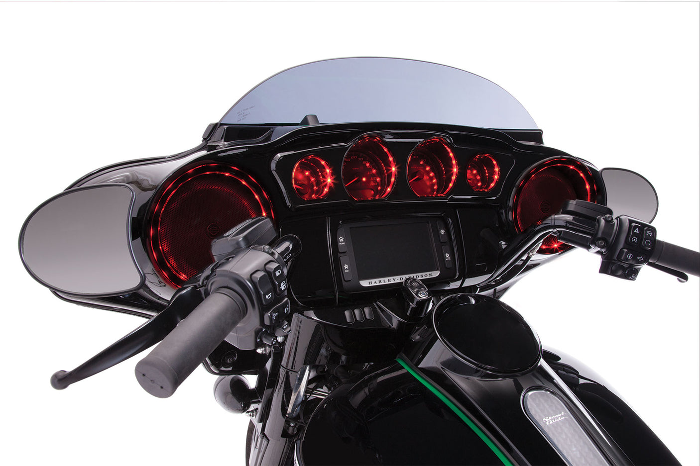 Ciro Multi-Color Led Dash Accent for Haley-Davidson, Street Glide, Ultra, Limited