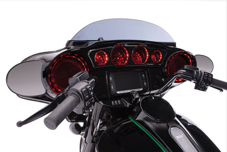 Ciro Multi-Color Led Speaker Accent for Haley-Davidson, Street Glide, Ultra, Limited, Red LED