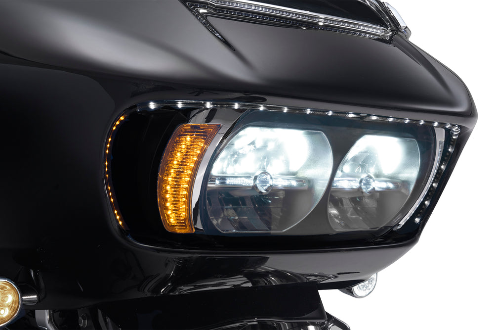 Fang® LED Headlight Bezel for '15-'23 Road Glide