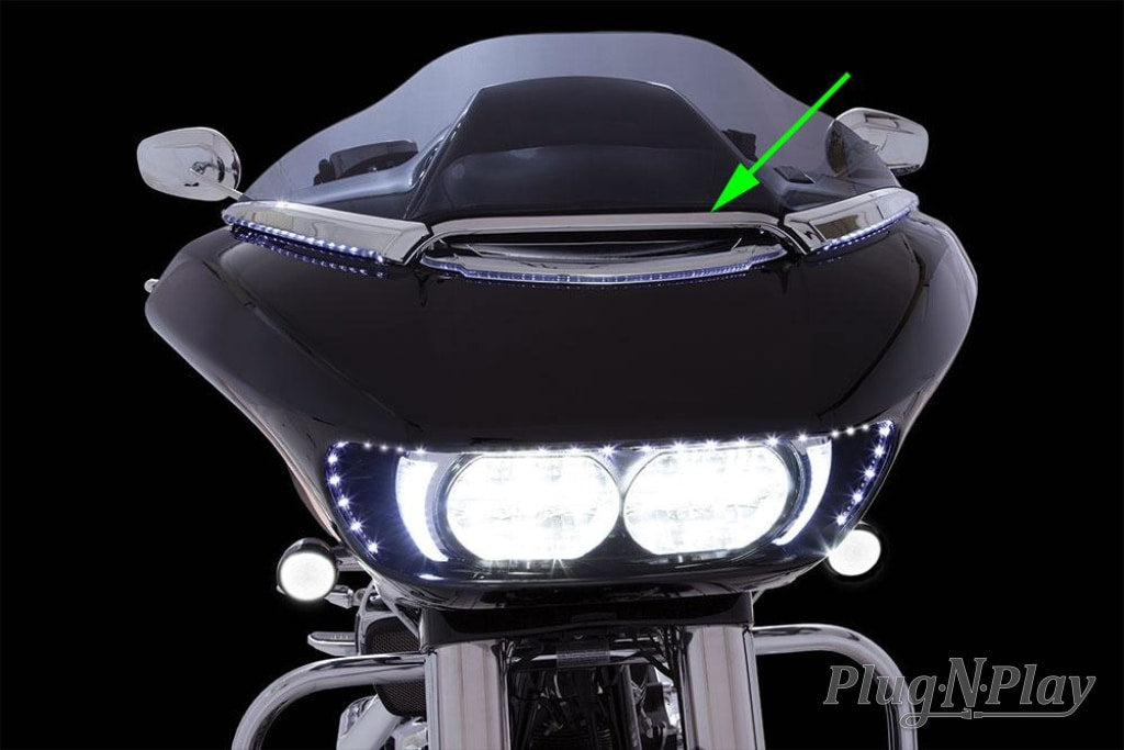 Center Windshield Trim For Road Glide