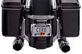 Latitude Tail Light with License Plate Holder | Ciro | For Harley-Davidson Street Glide, Road Glide Custom  and Road King  Special