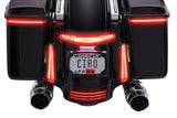 Latitude Tail Light with License Plate Holder | Ciro | For Harley-Davidson Street Glide, Road Glide Custom  and Road King  Special