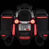 Ciro Led Bag Blades Saddlebag Lights for Harley-Davidson Street Glide, Road Glide, Ultra, Limited