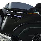 Ciro Windshield Trim With Or Without Led Lights In Chrome Black