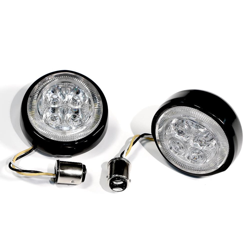Fang Rear Signal Light Inserts With Chrome Or Black Bezel Ciro