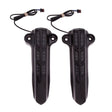 Forkini Lower Fork Leg Covers In Black Or Chrome With Without Led / Ciro