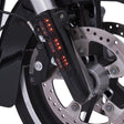 Forkini Lower Fork Leg Covers In Black Or Chrome With Without Led Ciro